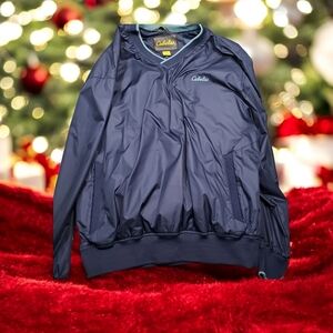 Cabelas navy windbreaker large